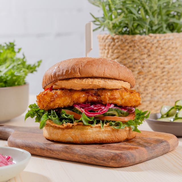 Leipäjuustoburgeri