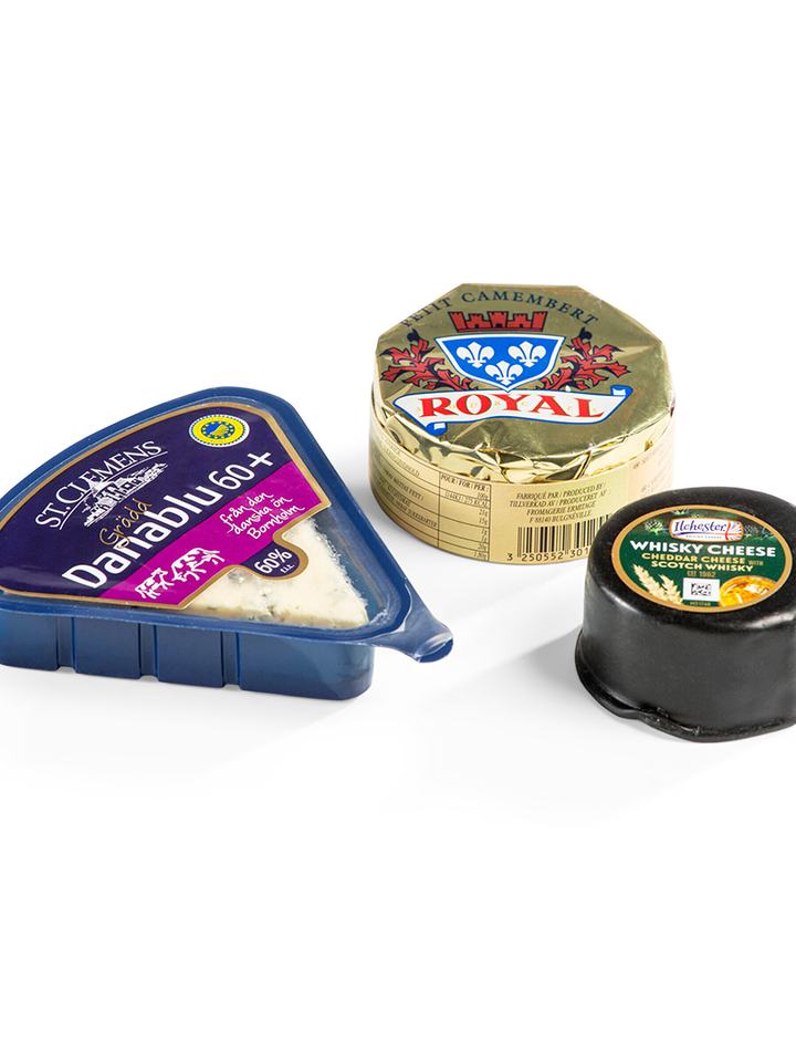 Kolmen juuston lajitelma 325g