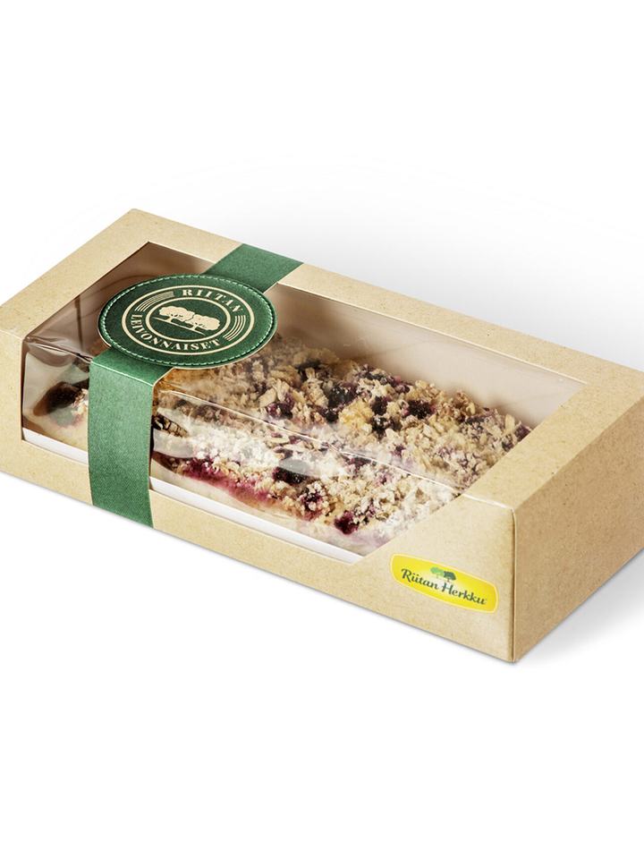 Mustaherukka-raparperipiirakka