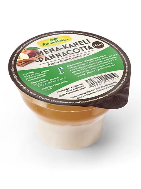 Omena-kanelipannacotta