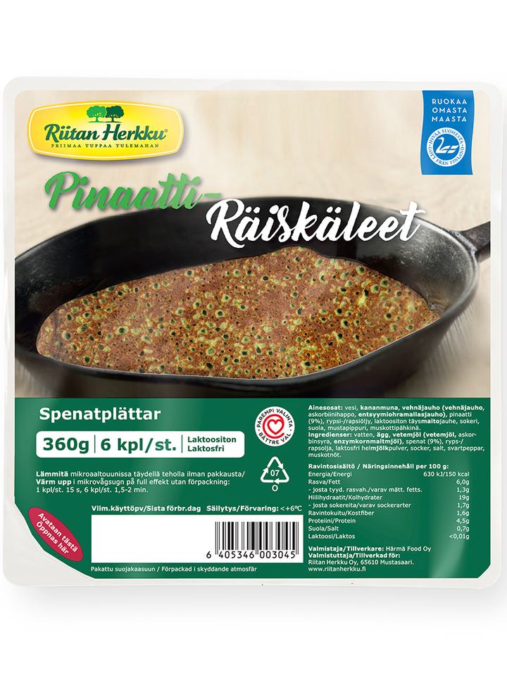 Pinaattiräiskäleet