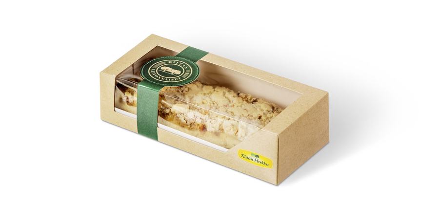 VEGAANINEN OMENA-RAPARPERIPIIRAKKA 200g